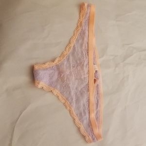 Orange and purple victoria's secret thong